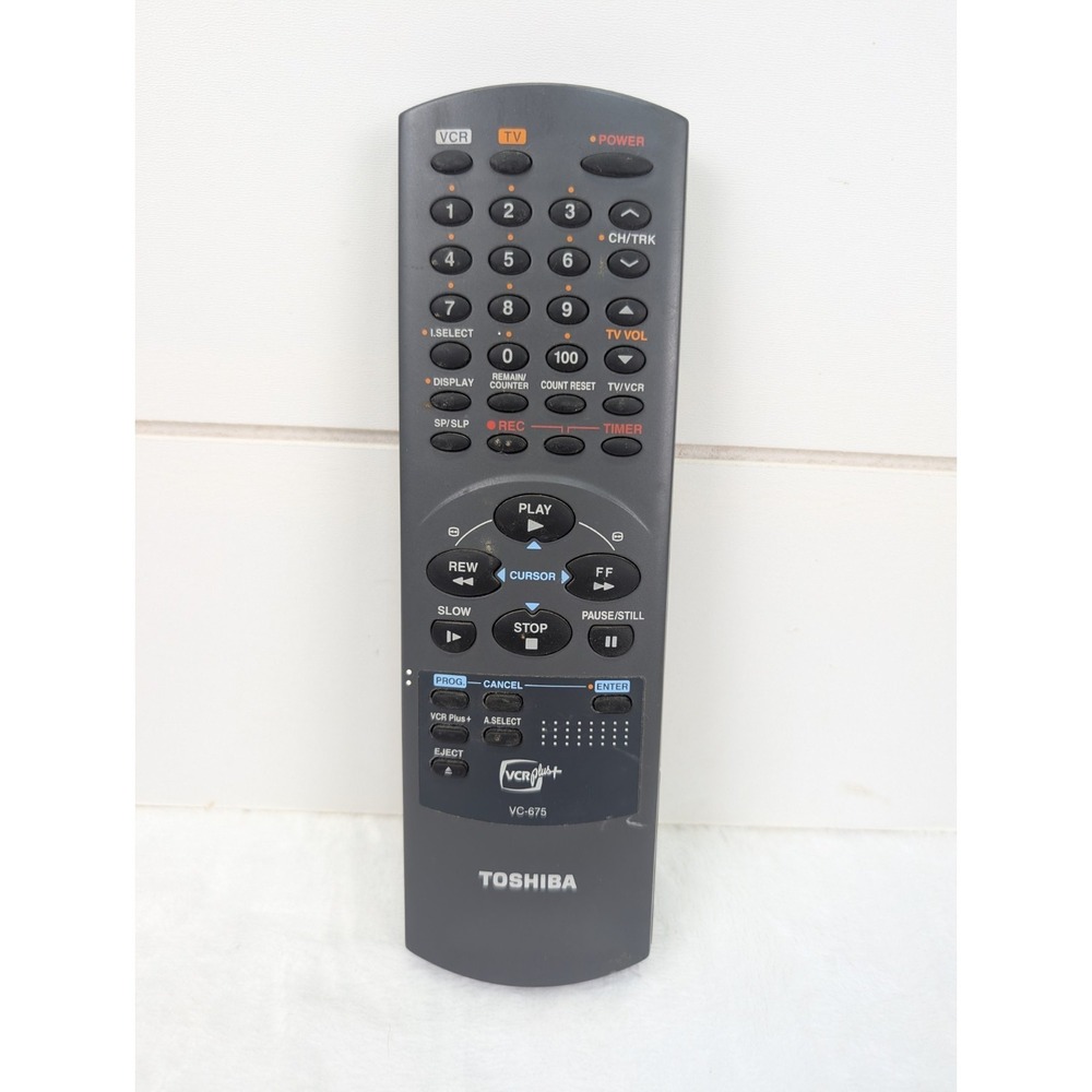 Toshiba VCR Remote Control VC-675